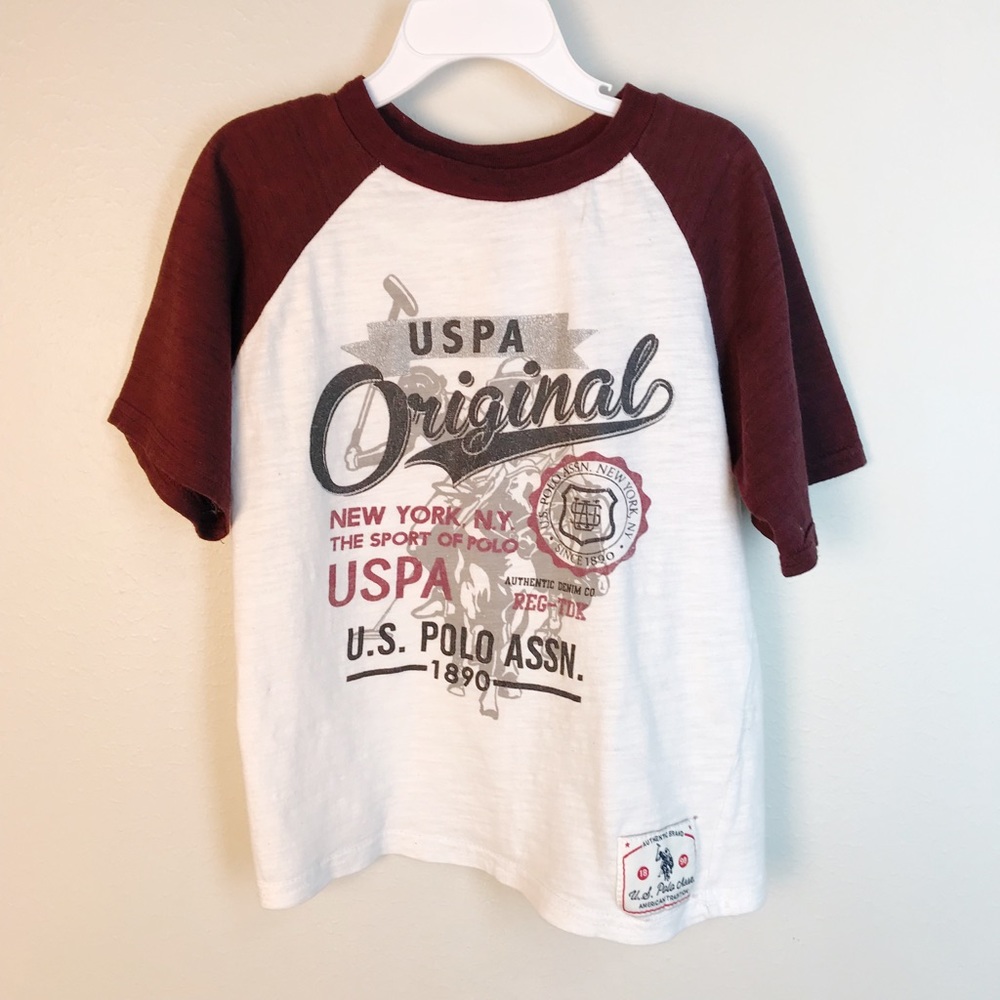 Boy’s raglan sleeve polo association shirt